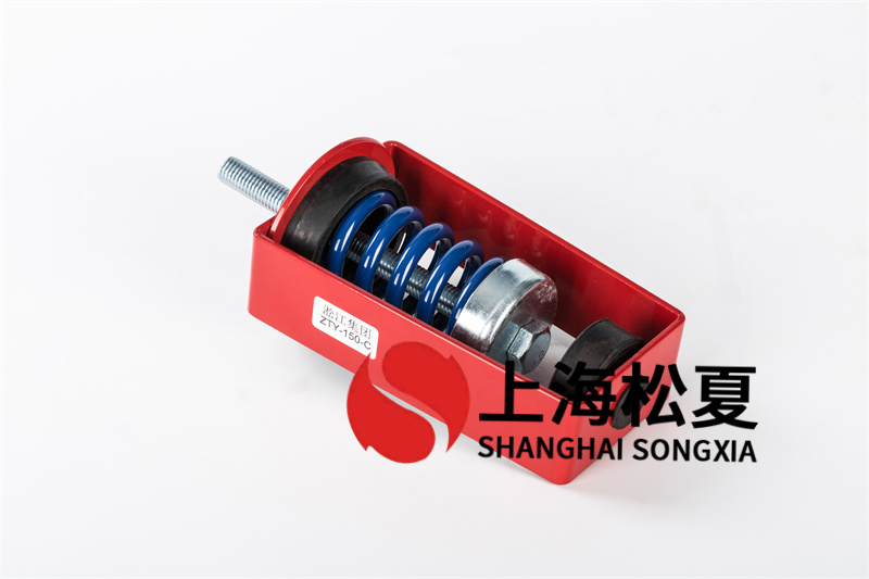 水泵柱式弹簧减震器钢架结构